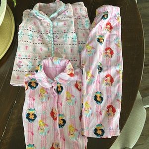 2 sets of winter pajamas. Long sleeve and pants